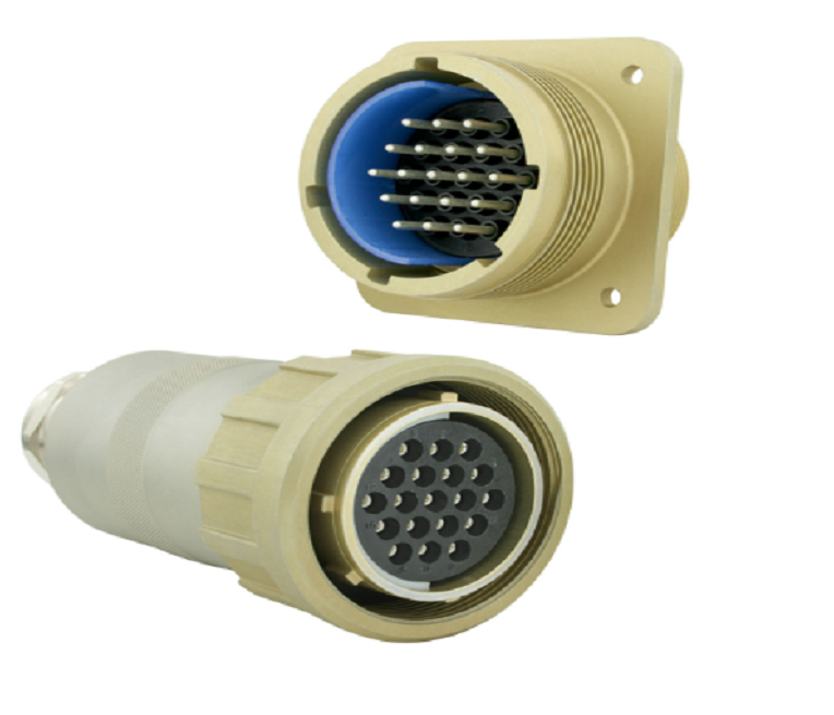 Conector de plugue e soquete industrial e confiável para distribuição versátil de energia